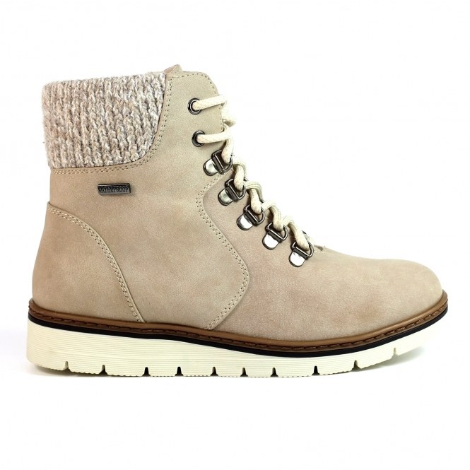 Stone coloured outlet ankle boots